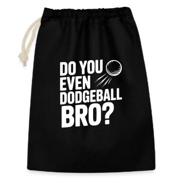 Tu fais même du ballon au prisonnier, mec ? - Sac cadeau 30 x 45 cm - noir - Devant