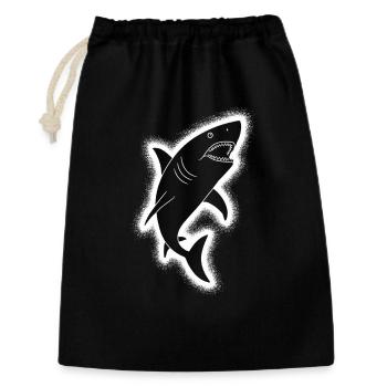 Shark Sharks Kids Boys Men Shark - Gift Bag 30 x 45 cm - black - Front
