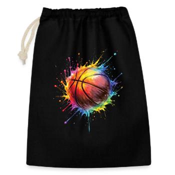 Basketball - Basketball Style Painting - Gift Bag 30 x 45 cm - black - Front