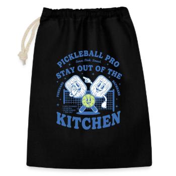 Pickleball Pro Stay Out Of The Kitchen Love - Gift Bag 30 x 45 cm - black - Front
