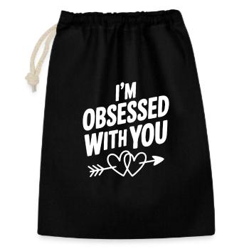 I'm Obsessed With You - Gift Bag 30 x 45 cm - black - Front