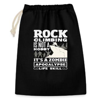 Climbing Zombie Apocalypse Survival - Gift Bag 30 x 45 cm - black - Front