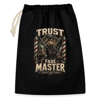 Barber Barbier Trust Le Maître du Fade - Sac cadeau 30 x 45 cm - noir - Devant