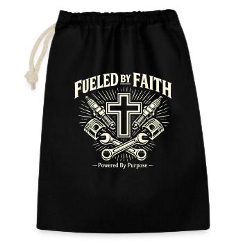 Faith Schrauber - Geschenkbeutel aus Baumwolle (30 x 45 cm) - Schwarz - Vorne