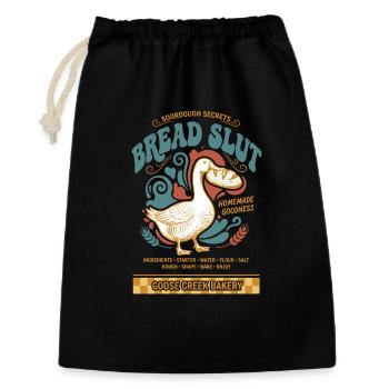 Sourdough funny pun Baking Baker Bread Making - Gift Bag 30 x 45 cm - black - Front