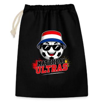 Ultras Football Match Day Football Fan Holland Netherlands - Sac cadeau 30 x 45 cm - noir - Devant