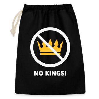 No Kings! (Protest Design / NEG 2C) - Gift Bag 30 x 45 cm - black - Front