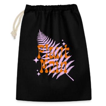 Plant Mama Stylish Print Motif - Gift Bag 30 x 45 cm - black - Front