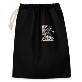 Rugby Gift, Players and Fans Design - Gift Bag 30 x 45 cm - black - Front