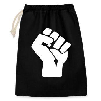 fist - Gift Bag 30 x 45 cm - black - Front