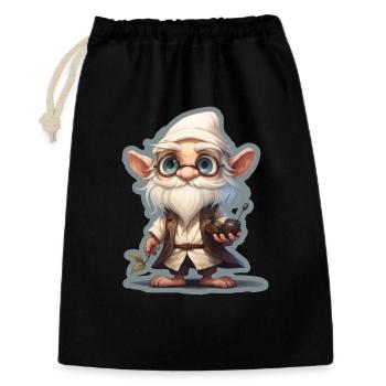 Dwarves Craftsman Cozy Fantasy RPG Shirt - Gift Bag 30 x 45 cm - black - Front