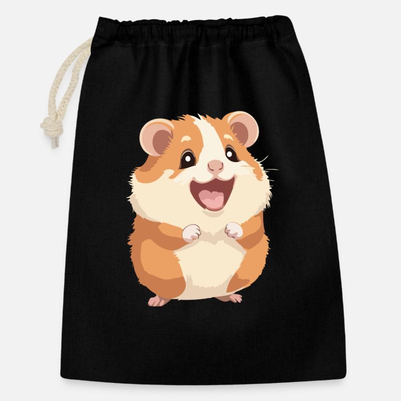 Hamster - Gift Bag 30 x 45 cm - black