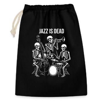 Dead Jazz Skeleton Band Design - Gift Bag 30 x 45 cm - black - Front