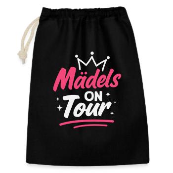 Mädels on Tour Mädelsabend Mallorca Party - Geschenkbeutel aus Baumwolle (30 x 45 cm) - Schwarz - Vorne