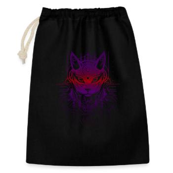 Hypno Cat - Gift Bag 30 x 45 cm - black - Front