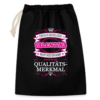 Quality feature Valentina simply first-class - Gift Bag 30 x 45 cm - black - Front