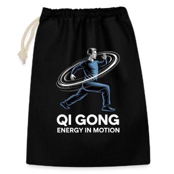 Qigong Tai Chi - Gift Bag 30 x 45 cm - black - Front