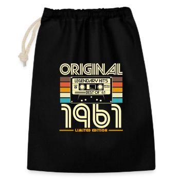 Original 1961 Cassette Retro Édition - Sac cadeau 30 x 45 cm - noir - Devant