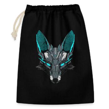 Mecha Fox - Gift Bag 30 x 45 cm - black - Front