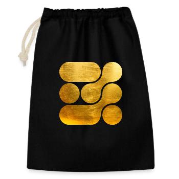 OCHOOO - GOLD - Gift Bag 30 x 45 cm - black - Front