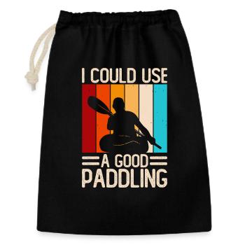 Humor Paddle Paddleboard für Amateure - Geschenkbeutel aus Baumwolle (30 x 45 cm) - Schwarz - Vorne