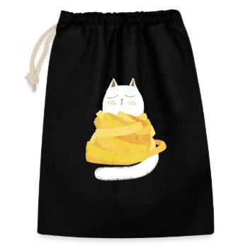 Tagliatelle Cat - Sac cadeau 30 x 45 cm - noir - Devant