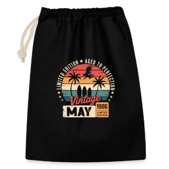 Special anniversary with this design May 1986 - Gift Bag 30 x 45 cm - black - Front