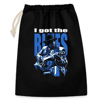 I got the blues - Sac cadeau 30 x 45 cm - noir - Devant