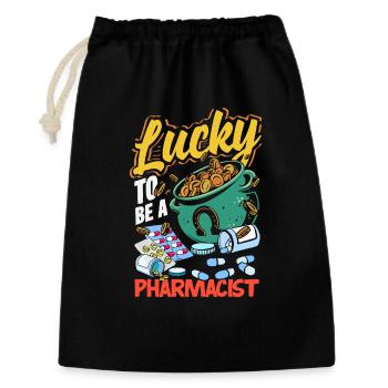 Apotheker Pharmazeutisch-technischer - Geschenkbeutel aus Baumwolle (30 x 45 cm) - Schwarz - Vorne