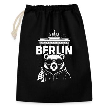 Urban Bear Berlin - Sac cadeau 30 x 45 cm - noir - Devant