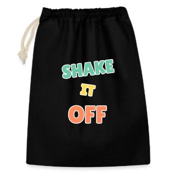 Vibrant Shake It Off Design motivant - Sac cadeau 30 x 45 cm - noir - Devant