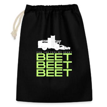 Beet Harvester T-Shirt - Gift Bag 30 x 45 cm - black - Front