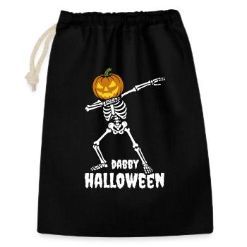 Dabby Halloween - Halloween Dab Dance Squelette - Sac cadeau 30 x 45 cm - noir - Devant