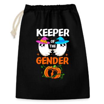 Halloween Gender Reveal - Gift Bag 30 x 45 cm - black - Front