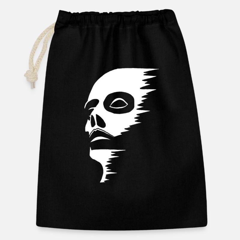 Ghostly face - Gift Bag 30 x 45 cm - black
