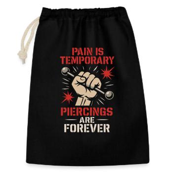 Piercing Addict Body Mod Enthusiast - Sac cadeau 30 x 45 cm - noir - Devant