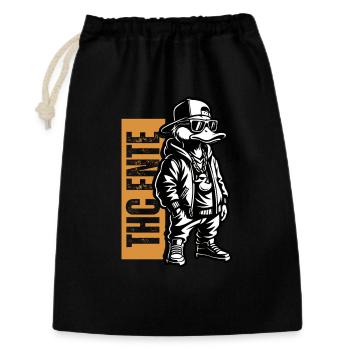Duckin High – Urban Duck Art THC Ente - Gift Bag 30 x 45 cm - black - Front
