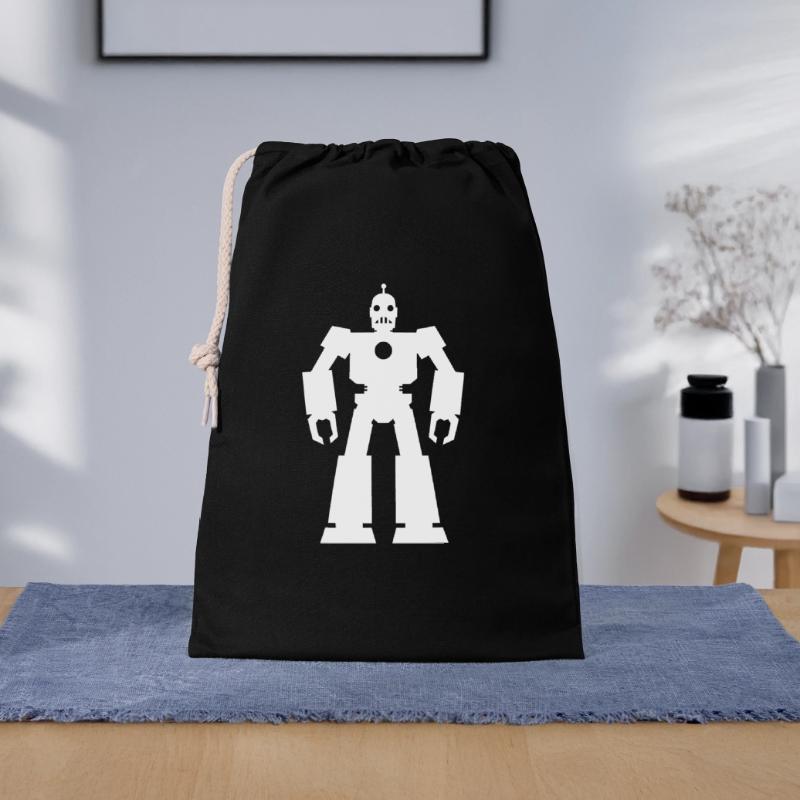 Roboter – KI Technik Sci-Fi Nerd Design Geschenkbeutel aus Baumwolle (30 x 45 cm)
