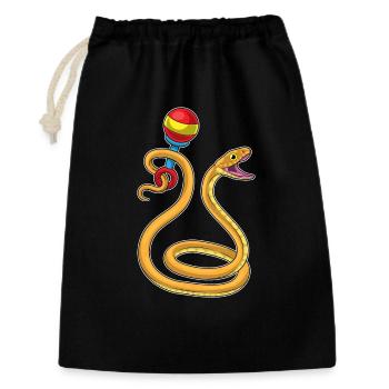 Snake Musician Rattle Music - Gift Bag 30 x 45 cm - black - Front