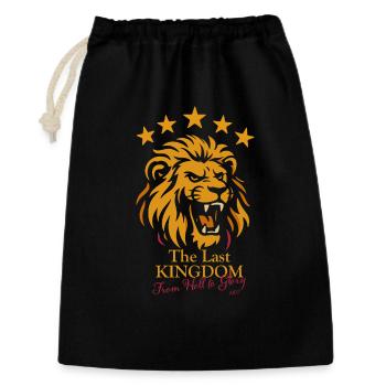 Le Lion du Dernier Royaume de l’Enfer à la Gloire - Sac cadeau 30 x 45 cm - noir - Devant