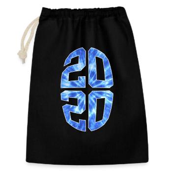 6 ANS 2020 6E ANNIVERSAIRE - Sac cadeau 30 x 45 cm - noir - Devant