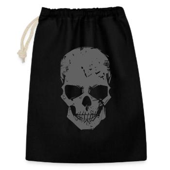 Skull Grey - Gift Bag 30 x 45 cm - black - Front