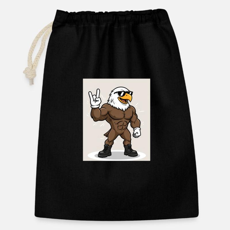 Strong & Cool – Animal Power Style - Gift Bag 30 x 45 cm - black