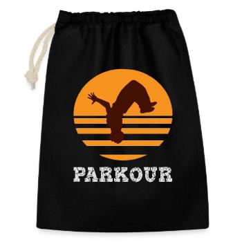 parkour - Gift Bag 30 x 45 cm - black - Front