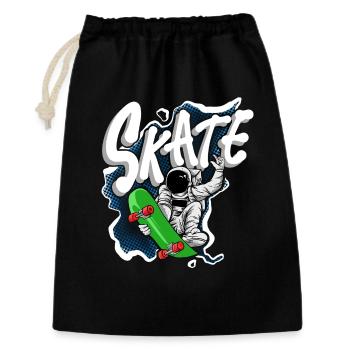 Skate astronaut - Gift Bag 30 x 45 cm - black - Front