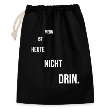 Motivational saying - Gift Bag 30 x 45 cm - black - Front