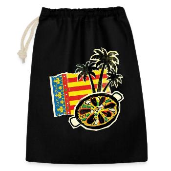 Valencia Palm Paella - Gift Bag 30 x 45 cm - black - Front