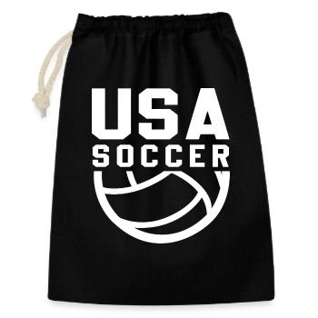 USA Soccer - Sac cadeau 30 x 45 cm - noir - Devant