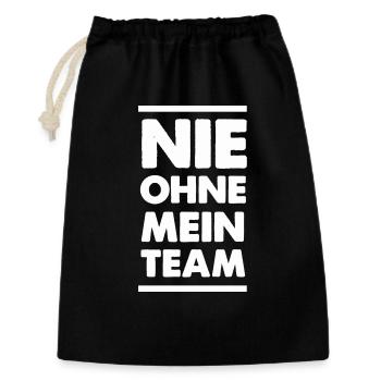 My Team - Gift Bag 30 x 45 cm - black - Front