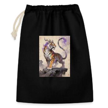 L'Éternité d'Or : Zouwu – Absolu - Sac cadeau 30 x 45 cm - noir - Devant